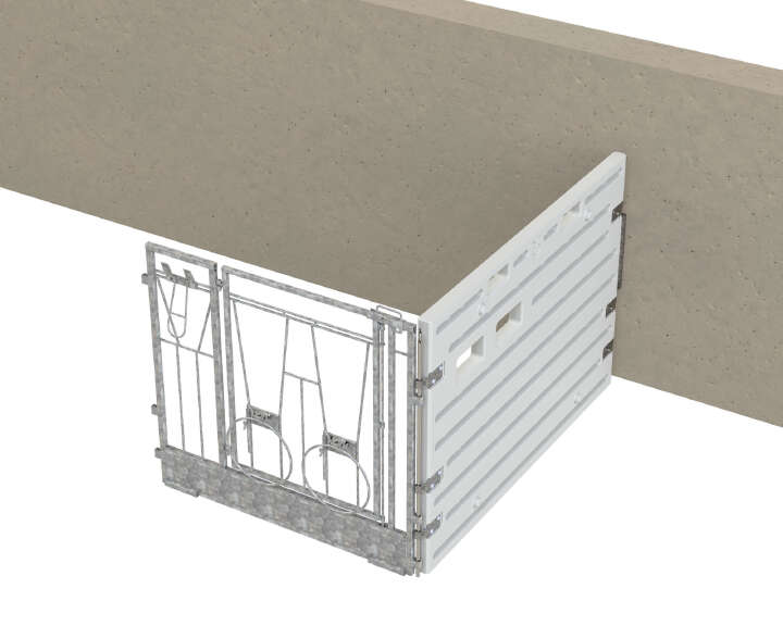 KERBL Modulare Kälberbox Erweiterung Einzelbucht, wandständig